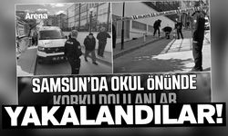 Samsun Tülay Başaran Anadolu Lisesi önünde saldırının failleri yakalandı