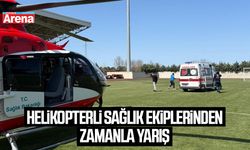 Samsun'da ambulans helikopter solunum sıkıntısı çeken bebek için havalandı