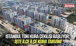 İstanbul TOKİ kura çekilişi başlıyor: İşte ilçe ilçe kura takvimi