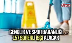 Gençlik ve Spor Bakanlığı 157 sürekli işçi alacak