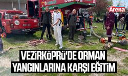 Vezirköprü'de orman yangını gönüllüsü eğitimi