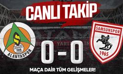 Alanyaspor-Samsunspor maçı canlı anlatım (0-0)