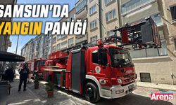 Samsun'da yangın paniği