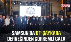 Samsun Of-Çaykara Derneği üyeleri gala programında buluştu