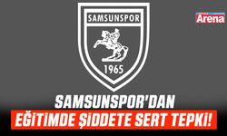 Samsunspor'dan eğitimde şiddete sert tepki!