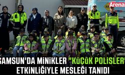 Samsun'da minikler "Küçük Polisler" etkinliğiyle mesleği tanıdı