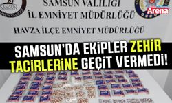 Samsun'da ekipler zehir tacirlerine geçit vermedi