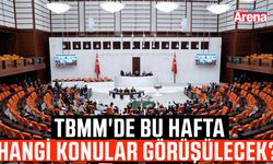 TBMM'de bu hafta hangi konular görüşülecek?