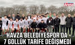 Havza Belediyespor’da 7 gollük tarife değişmedi