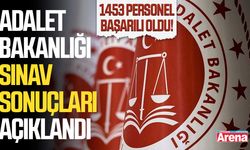Adalet Bakanlığı sınav sonuçları açıklandı