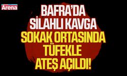 Bafra’da silahlı kavga: Sokak ortasında tüfekle ateş açıldı!