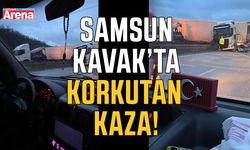Samsun'da korkutan kaza!