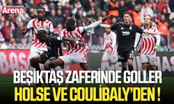 Beşiktaş zaferinde goller Holse ve Coulibaly'den!