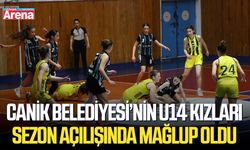 Canik Belediyesi’nin U14 Kızları sezon açılışında mağlup oldu