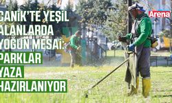 Canik'te parklar yaza hazırlanıyor