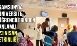 Samsun'da üniversite öğrencilerinden anlamlı etkinlik