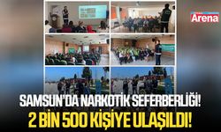 Samsun’da narkotik seferberliği! 2 bin 500 kişiye ulaşıldı!