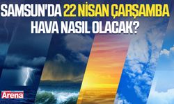 Samsun'da 22 Nisan Çarşamba hava nasıl olacak?