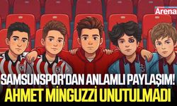 Samsunspor'dan anlamlı paylaşım! Ahmet Minguzzi unutulmadı