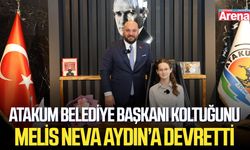 Atakum Belediye Başkanı koltuğunu Melis Neva Aydın’a devretti