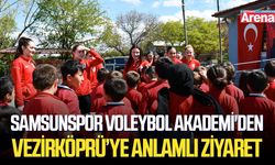 Samsunspor Voleybol Akademi'den Vezirköprü’ye anlamlı ziyaret