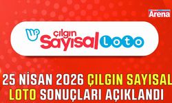 25 Nisan 2026 Çılgın Sayısal Loto sonuçları açıklandı