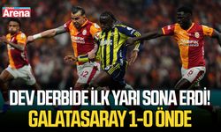 Dev derbide ilk yarı sona erdi! Galatasaray 1-0 önde