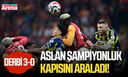 Aslan şampiyonluk kapısını araladı! Derbi 3-0