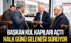 Başkan Kul kapıları açtı,Terme’de halk günü geleneği sürüyor