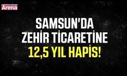 Samsun'da zehir ticaretine 12,5 yıl hapis!