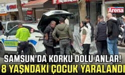 Samsun'da korku dolu anlar!