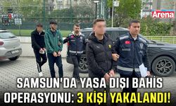 Samsun'da yasa dışı bahis operasyonu: 3 kişi yakalandı!