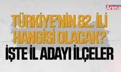 Türkiye'nin 82. ili hangisi olacak? İşte il adayı ilçeler