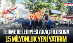 Terme Belediyesi araç filosuna 15 milyonluk yeni yatırım