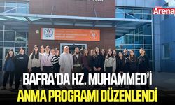 Bafra'da Hz. Muhammed'i anma programı düzenlendi