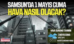 Samsun'da 1 Mayıs Cuma hava nasıl olacak?