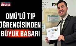 OMÜ'lü tıp öğrencisinden büyük başarı