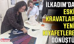 İlkadım’da eski kravatlar yeni kıyafetlere dönüştü