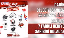 Canik Belediyesi'nden 23 Nisan'a özel çekiliş