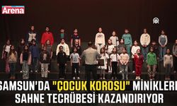 Samsun'da "Çocuk Korosu" miniklere tecrübe kazandırıyor