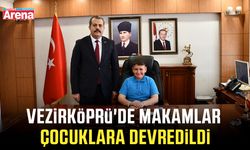Vezirköprü'de makamlar çocuklara devredildi