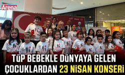 Samsun'da çocuklardan 23 Nisan konseri