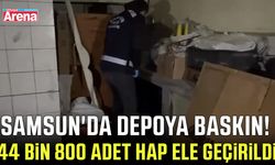 Samsun'da ekiplerden depoya baskın!