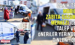 Canik'te talep ve öneriler yerinde dinleniyor