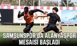 Samsunspor'da Alanyaspor mesaisi başladı