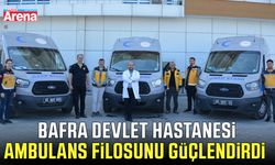 Bafra Devlet Hastanesi'ne yeni ambulans!