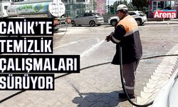 Canik'te temizlik mesaisi