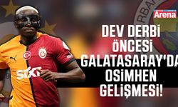 Dev derbi öncesi Galatasaray'da Osimhen gelişmesi!