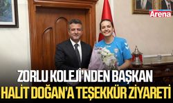 Zorlu Koleji’nden Başkan Halit Doğan’a teşekkür ziyareti