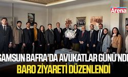 Samsun Bafra'da Avukatlar Günü’nde Baro ziyareti düzenlendi